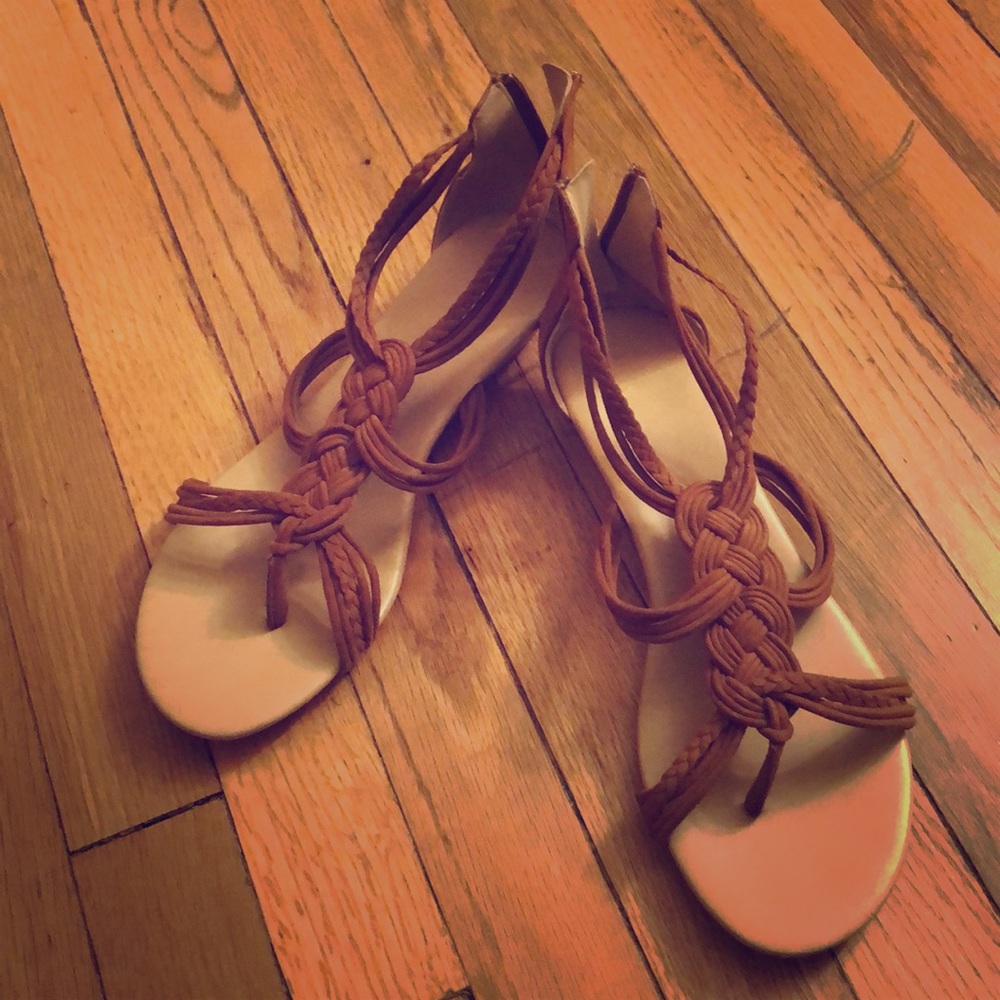Suede sandals